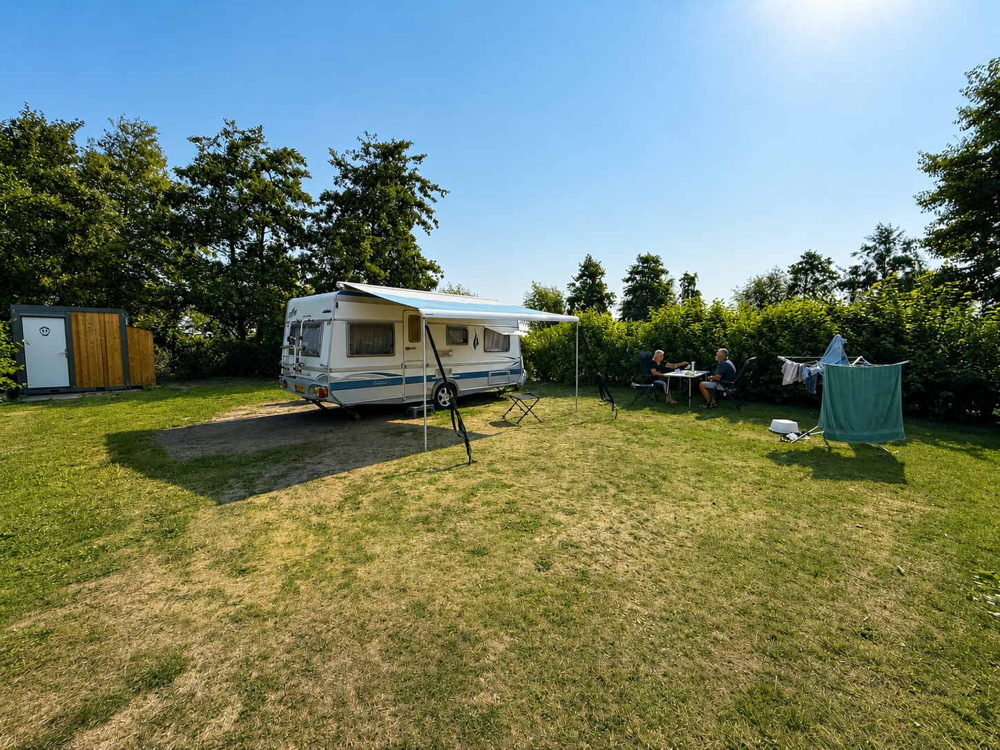 Natuurcamping Kijkuit met prive sanitair